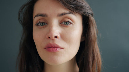 beauty portrait of woman’s face straight on for accutite recovery blog header