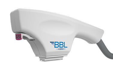 BroadBand Light (BBL) device used for skin tone and redness treatments