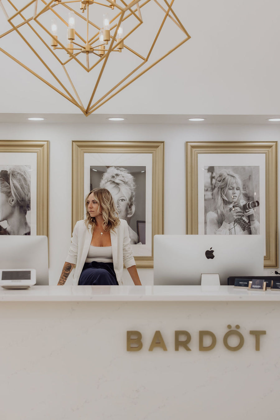 reception at bardot beauty in Mission